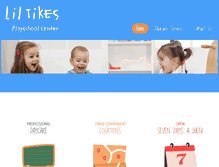 Tablet Screenshot of liltikesdaycare.net